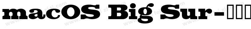 macOS Big Sur字体转换